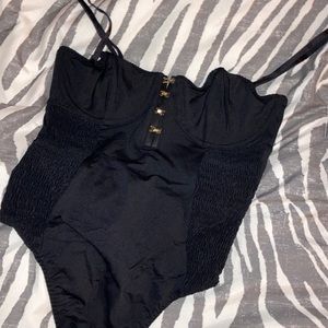 Cute sexy black teddy NWOT